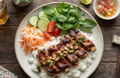 Cơm sườn nướng